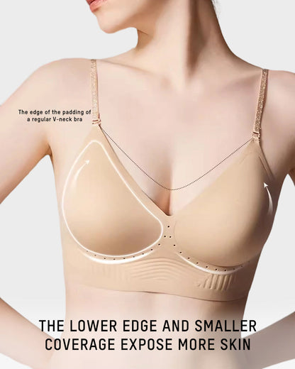 Seamless Deep V Low-Back Bra