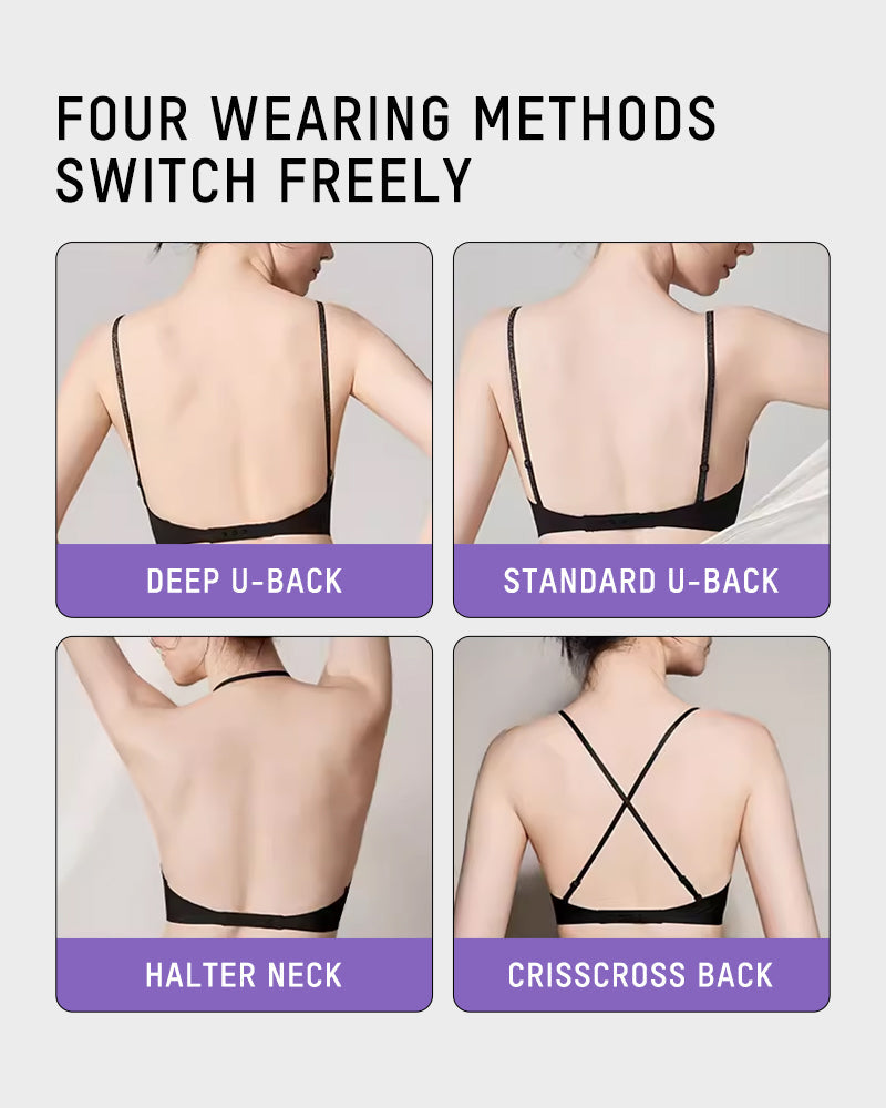 Seamless Deep V Low-Back Bra